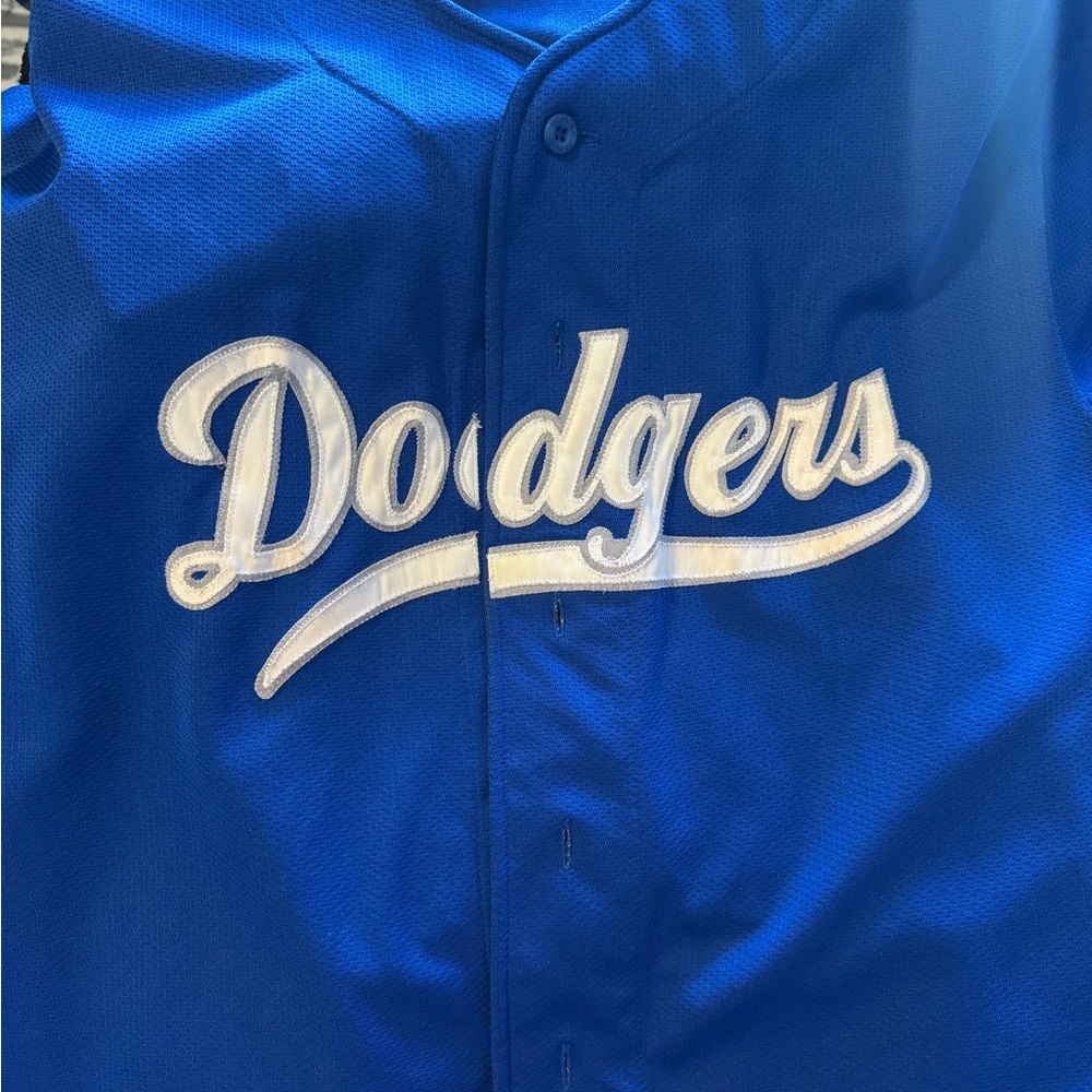 Pre-Owned Raúl Mondesi Dodgers Blue Baseball Jersey - Picture 5 of 7